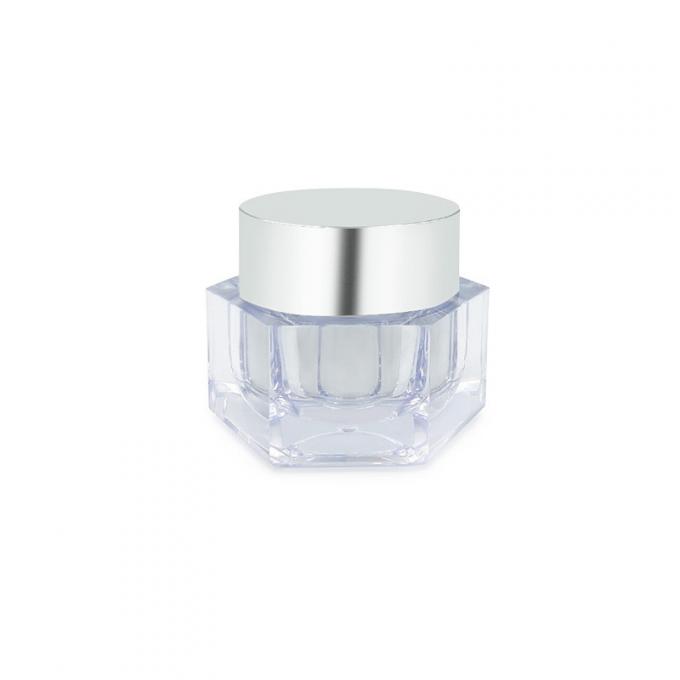 Leak Proof Skin Care Cream Jar Simple Design 30g/50g Cosmetic Packaging With Sample 2