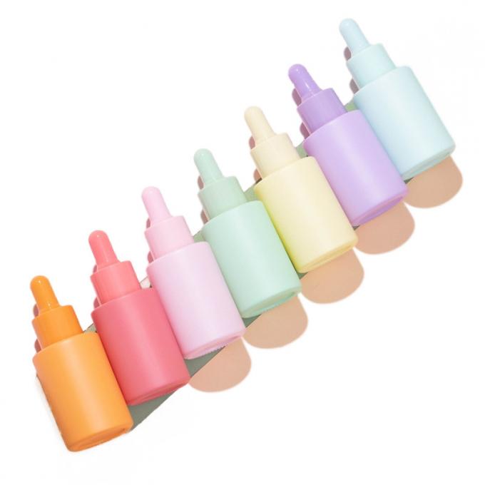 Customized Silk Screen Printing Glass Foundation Bottle For Skin Care Cream 2