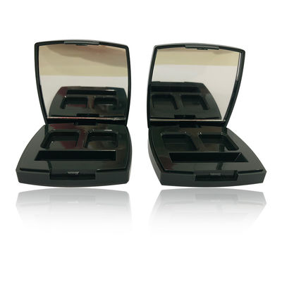 Fashionable Durable Black Empty Compact Powder Case Non Leakage