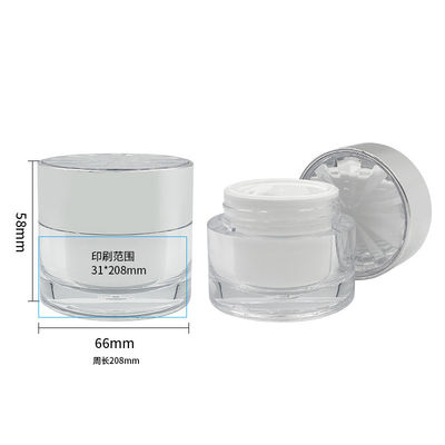 buy Leak proof Diamond Acrylic Cosmetic Jar for Skin Care Cream Small 30g/50g Container online manufacturer