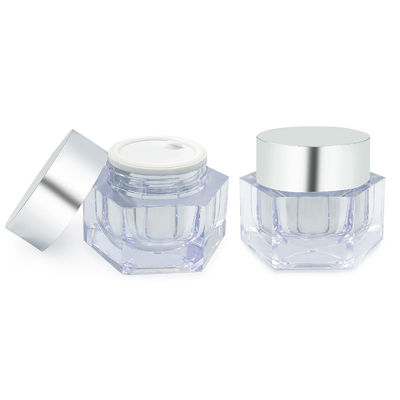 Leak Proof Skin Care Cream Jar Simple Design 30g/50g Cosmetic Packaging With Sample