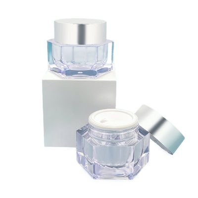 buy Leak Proof Skin Care Cream Jar Simple Design 30g/50g Cosmetic Packaging With Sample online manufacturer