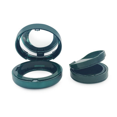 15g Transparent Plastic Refillable Compact Powder Case for Travel friendly Cosmetic Needs