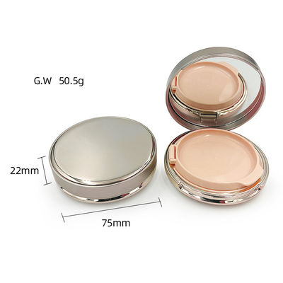 Refillable Compact Powder Cushion Case with Snap Closure 15g Capacity SPF 30