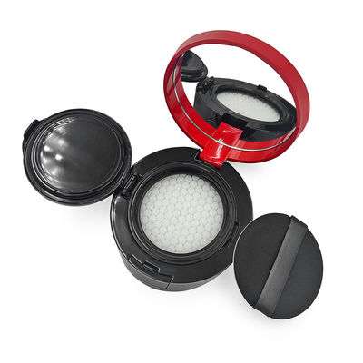 Round Dewy Reusable Compact Powder Cushion Foundation Case Refillable Travel Friendly